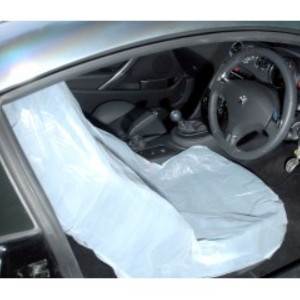 Seat Covers White Roll 82 x 130cm 11 Micron 100 Pieces